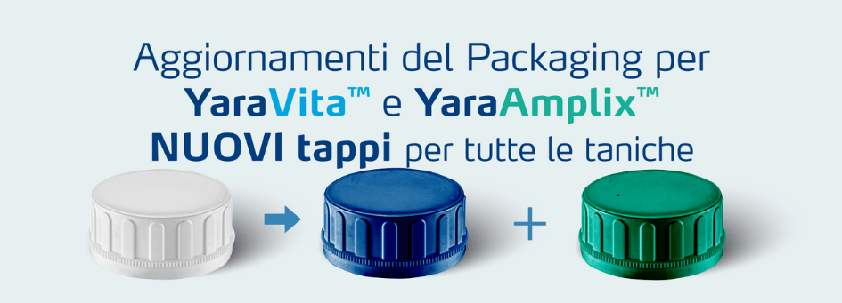 Nuovi tappi YaraVita YaraAmplix